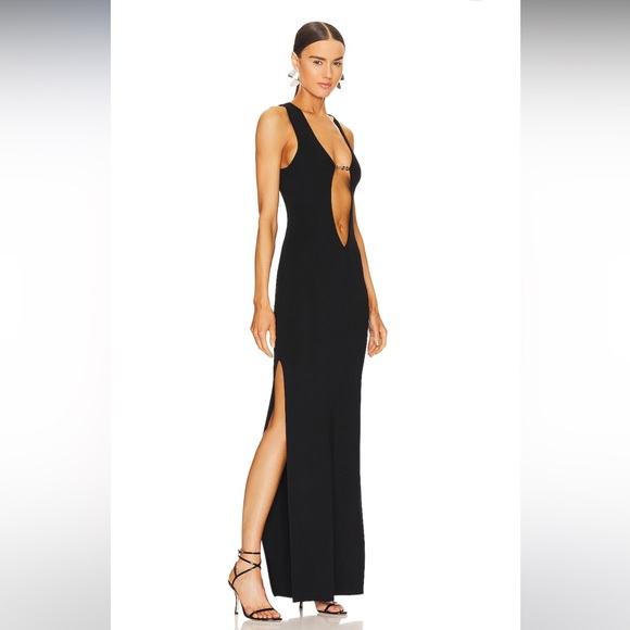 Revolve - Aya Muse - Bombu dress in black - M new with tags - Picture 2 of 10